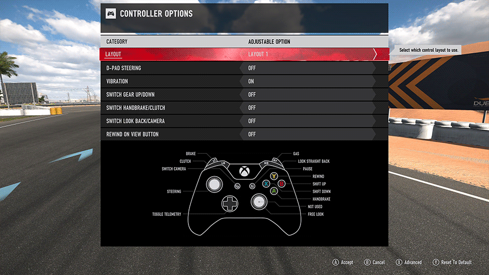 Controller Layout examples